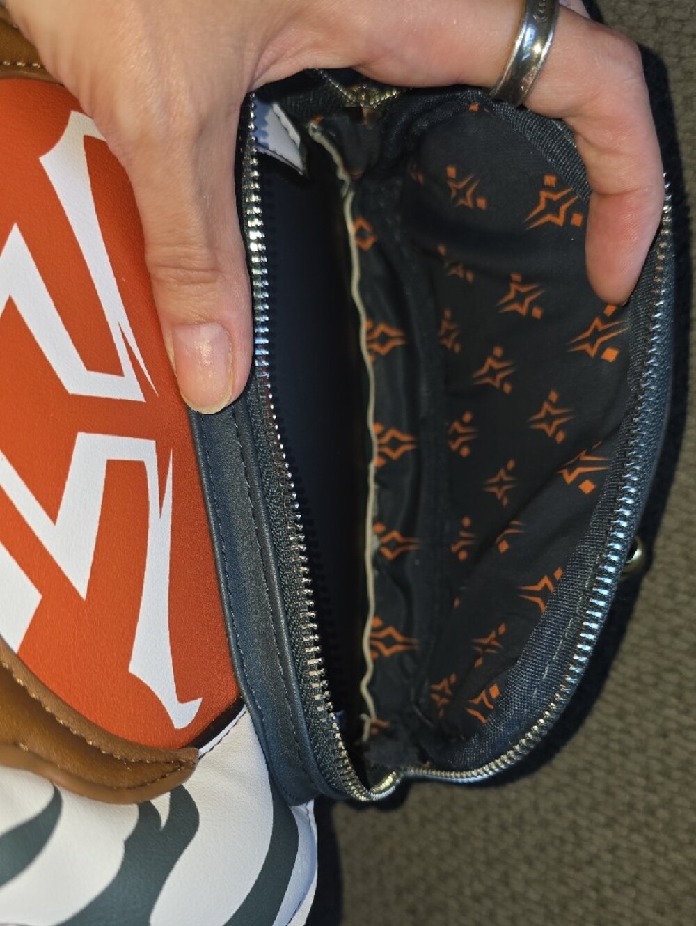 Loungefly Star Wars Ahsoka Tano Mini Backpack - Orange, White, Black, Gold - Picture 8 of 11